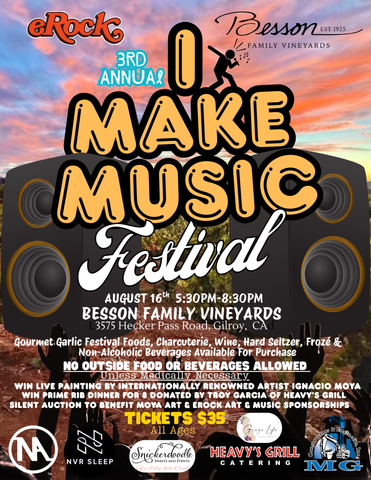 I Make Music Festival (3rd Annual)  Tickets - August 16th 2025 5:30pm