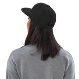 Black White eRock Classic Snapback Hat