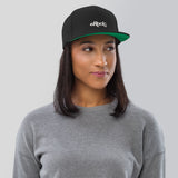 Black White eRock Classic Snapback Hat