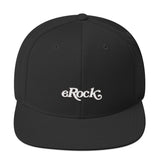 Black White eRock Classic Snapback Hat