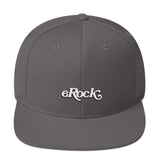 Black White eRock Classic Snapback Hat